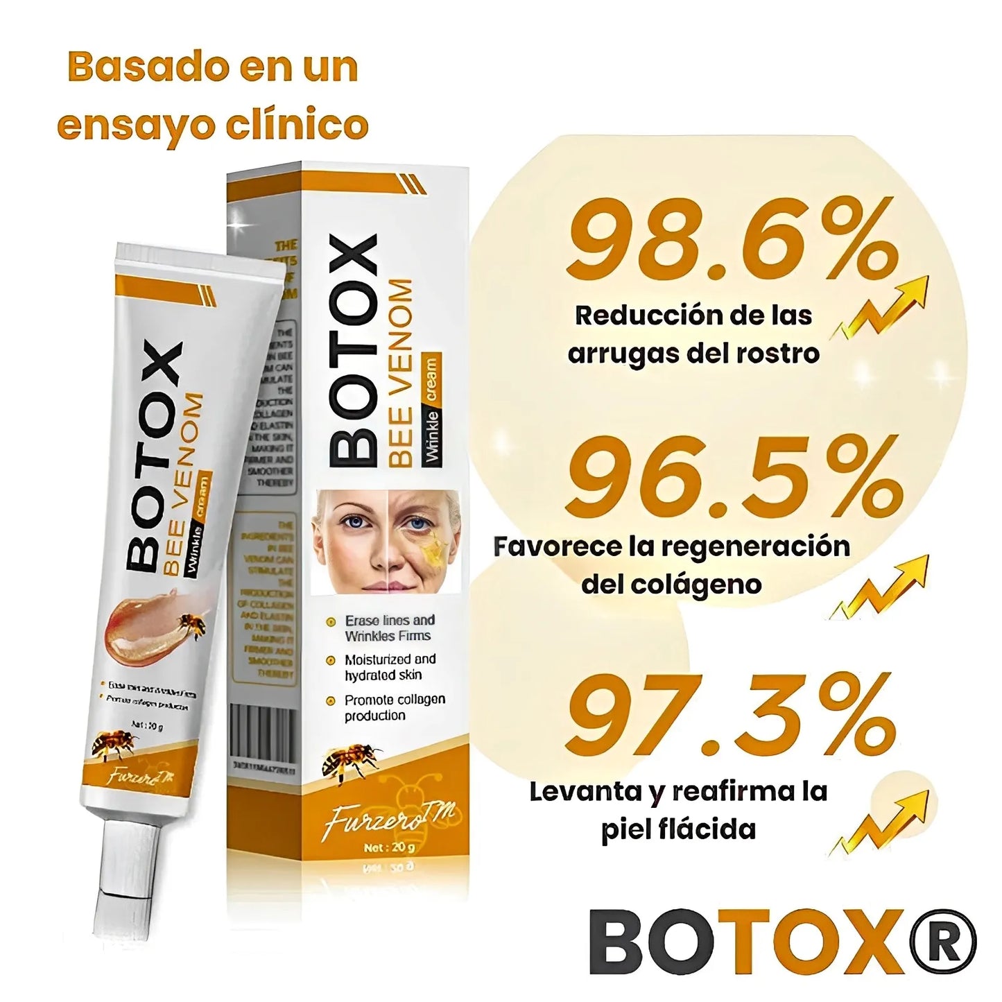 BOTOX® - Reduce las arrugas en 2 minutos - Sérum antiedad rápido y eficaz - Ahorra tiempo y dinero