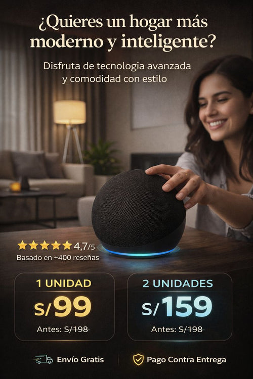 ALEXA ECHO DOT - DISPOSITIVO CON INTELIGENCIA ARTIFICIAL PARA AUTOMATIZAR TU HOGAR