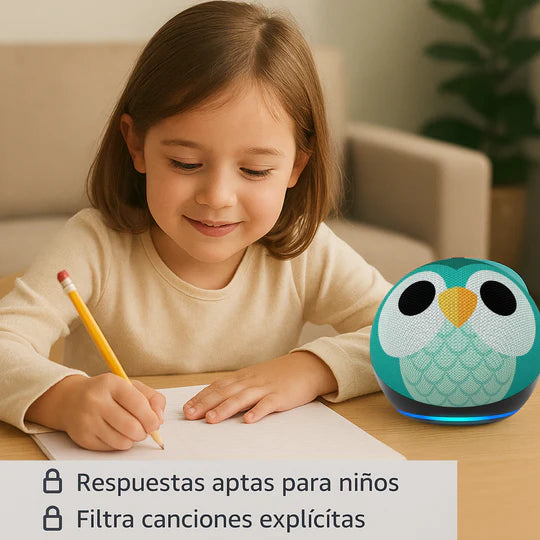 ALEXA KIDS 5TA GENERACION – DIVERSION, APRENDIZAJE Y CONTROL POR VOZ PARA NIÑOS